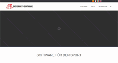 Desktop Screenshot of easy-sports-software.com